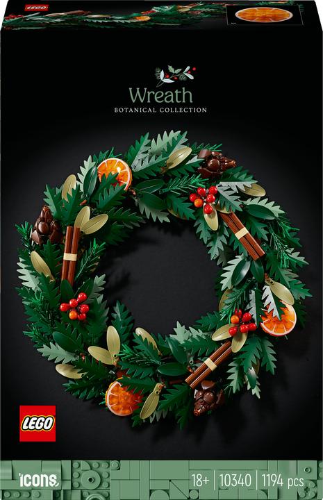 Produktbild LEGO Weihnachtskranz (10340, LEGO Icons)