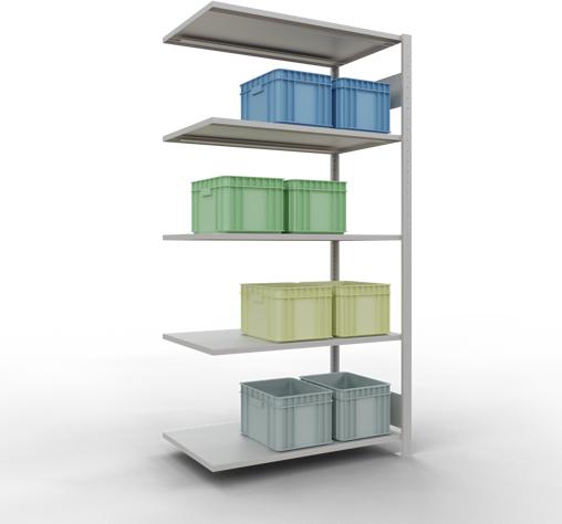 Image du produit Schulte Lagertechnik Système d'assemblage de rayonnages MULTIplus85 avec traverses de longueur