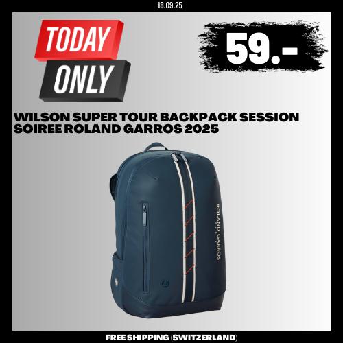 Produktbild Wilson Super Tour Roland Garros Session Soiree Rucksack (2R)