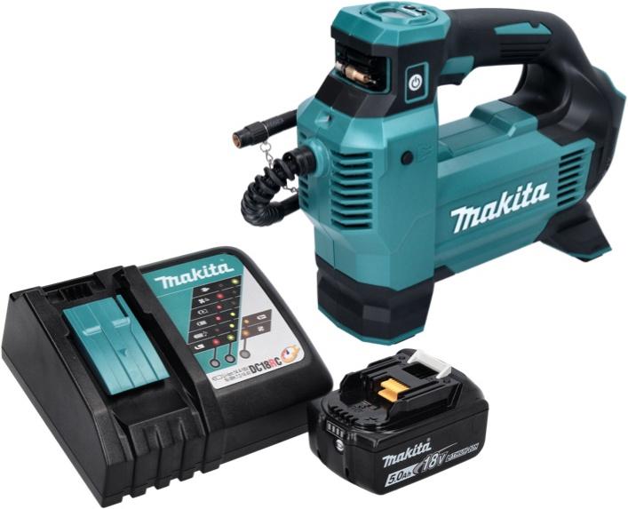 Image du produit Makita DMP 181 RT1 Compresseur sur batterie 18 V 11,1 bar + 1x batterie 5,0 Ah + chargeur (11.10 bar)
