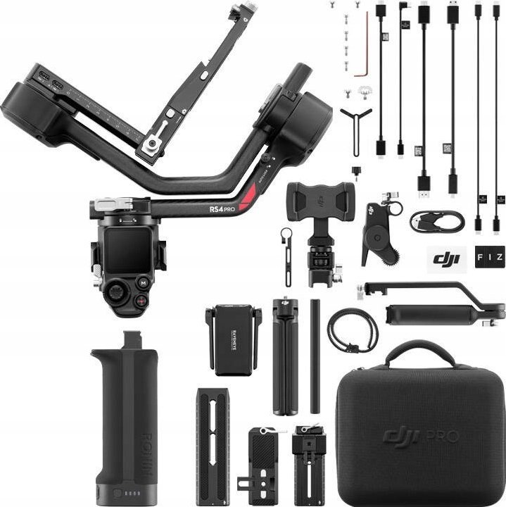 Image du produit DJI RS 4 Pro Combo (Appareil photo à objectif interchangeable, Appareil photo reflex, 4.50 kg)