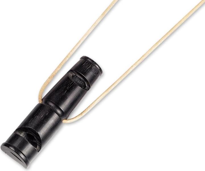 Actual product image Nobby Buffalo horn whistle, two tone (7)