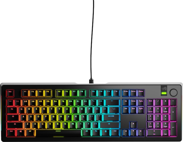 Produktbild Glorious GMMK 3 Pro 100 % Custom Gaming-Tastatur - Pre-Built, ANSI (US), Fox Switches, schwarz (US, Kabelgebunden)