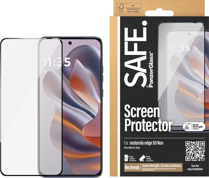 Actual product image PanzerGlass Screen Protector Ultra-Wide Fit (1 pcs., Motorola Edge 50 Neo)