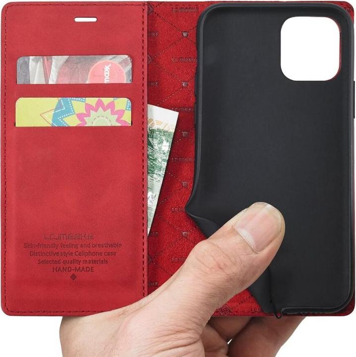 Image du produit Cover-Discount iPhone 11 Pro - Stand Flip Case Housse rouge (Apple iPhone 11 Pro)