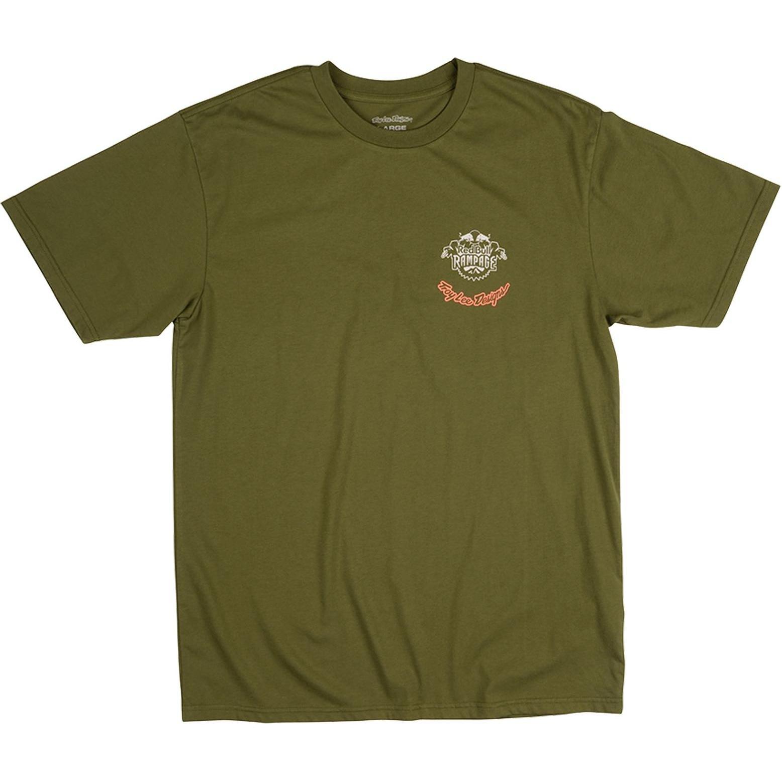 Troy Lee Designs, Maglietta, x RedBull Rampage Intergalactic T-Shirt, ranger, L, Marrone, (L)