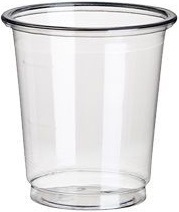 Actual product image Papstar 87821 Disposable cup (e) Polylactide (PLA) (40 x)