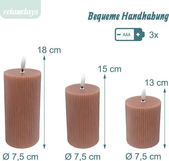 Immagine prodotto Relaxdays 3 c.LED (3 x)