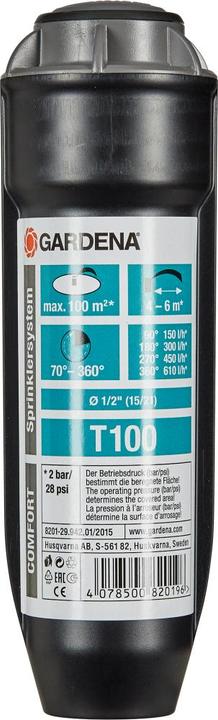 Actual product image Gardena T 100 (Pop-up sprinklers)