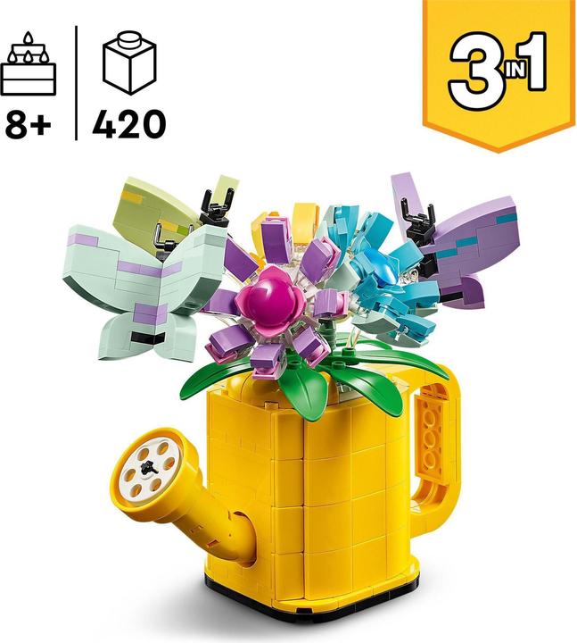 Productafbeelding LEGO 31149 Gieter met bloemen (31149, LEGO Creator 3-in-1)