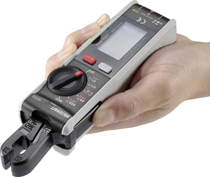 Immagine prodotto Voltcraft VC371 Pinza amperometrica digitale CAT III 600V Display (conteggi): 4000 (CAT III 600V)