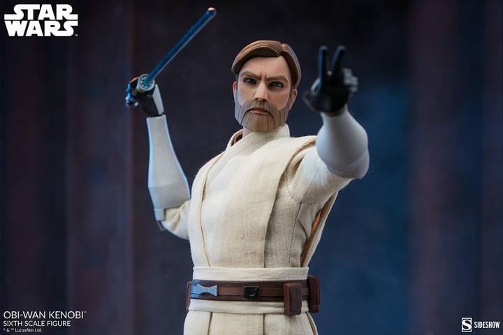 Immagine prodotto Sideshow Star Wars The Clone Wars Action Figure 1/6 Obi-Wan Kenobi
