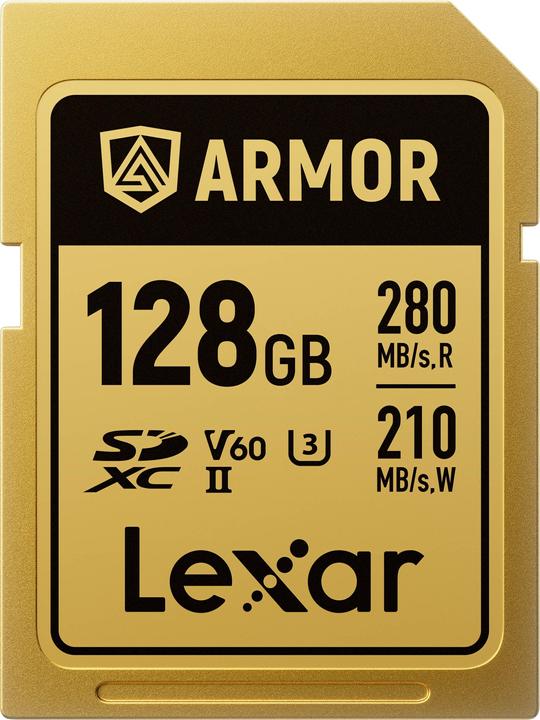 Productafbeelding Lexar Armor Gold (128 GB, SDXC, U3, UHS-II)