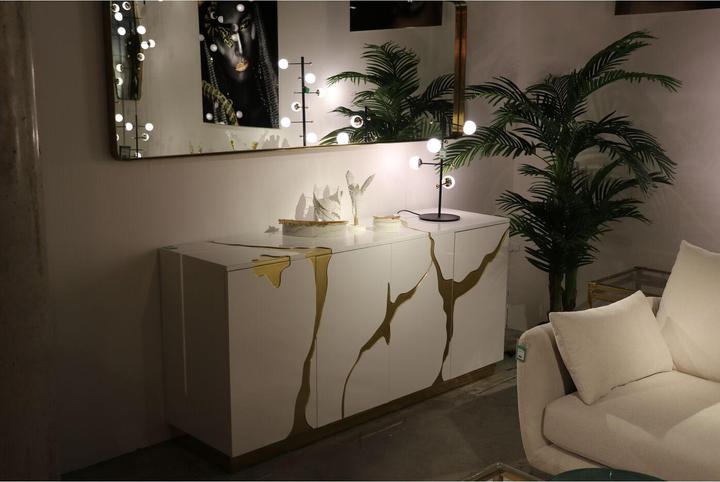 Image du produit Kare Design Miroir Curve MO Rectangular Brass 200x70cm (200 x 70 cm)
