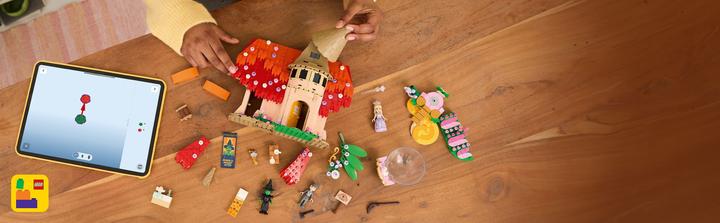 Actual product image LEGO Glinda & Elphaba Visit Munchkinland (75690)