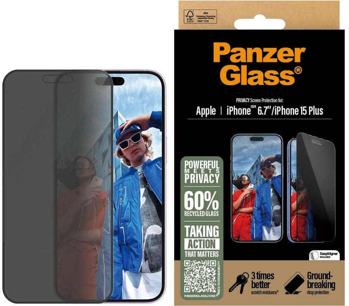 Produktbild PanzerGlass Ultra-Wide Fit (1 Stk., Apple iPhone 15 Plus, Apple iPhone 16 Plus)