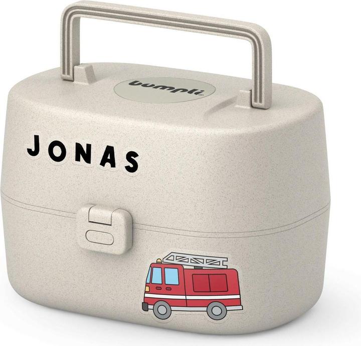 Produktbild Bumpli Lunchbox mit Sticker Set Beige