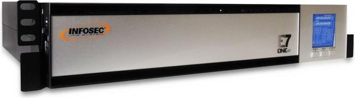 Actual product image Infosec UPS E7 ONE RT 2000 VA (2000 VA, 2000 W, Online double converter UPS)