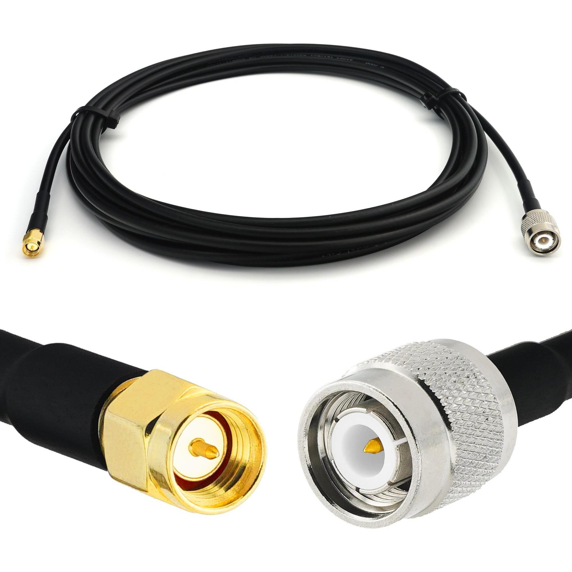 Rangeful TNC Male to SMA Male 2m RG58/U Coaxial Cable RG58-TNCM-SM-2, Cavo antenna