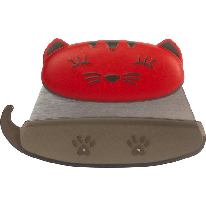 6x Kuhn Rikon, Kindergeschirr + Kinderbesteck, Kinderkitchen Wiegemesser Katze