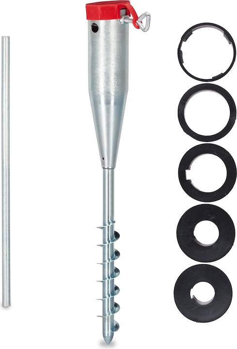 Relaxdays Parasol Ground Anchor 25 - 55 mm