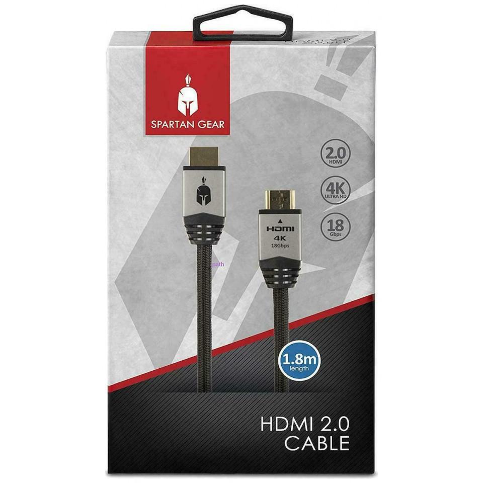 Thumbnail - Spartan Gear Hdmi 2.1 Cable (Length: 1.5m - Zinc Alloy With Gold Plated Plugs) (1.50 m, HDMI), Video Kabel