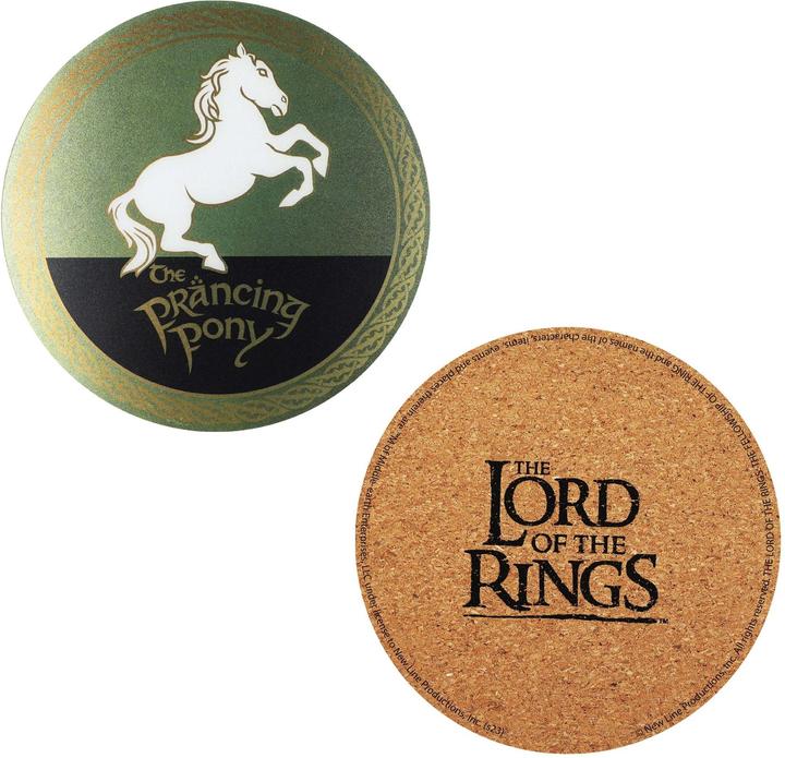 Produktbild Cinereplicas Lord of the Rings: Coaster (Set of 4) (4 x, Glasuntersetzer)