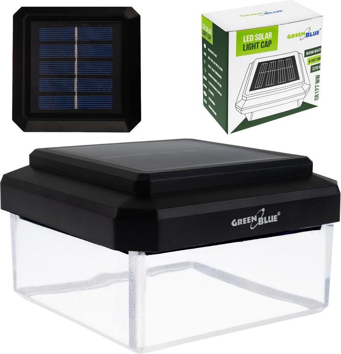 Greenblue LED-Solarlampe für Pfosten GB128 WW