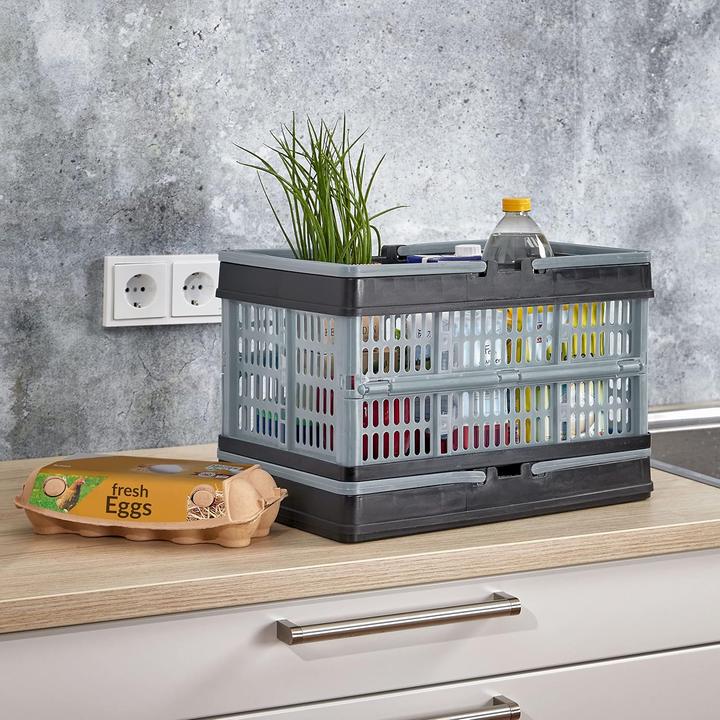 Produktbild Grizzly Faltbarer Einkaufskorb mit Henkel