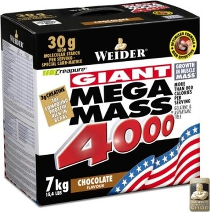 Immagine prodotto Weider Mega Mass 4000 (Fragola, 1 x, 7000 g)