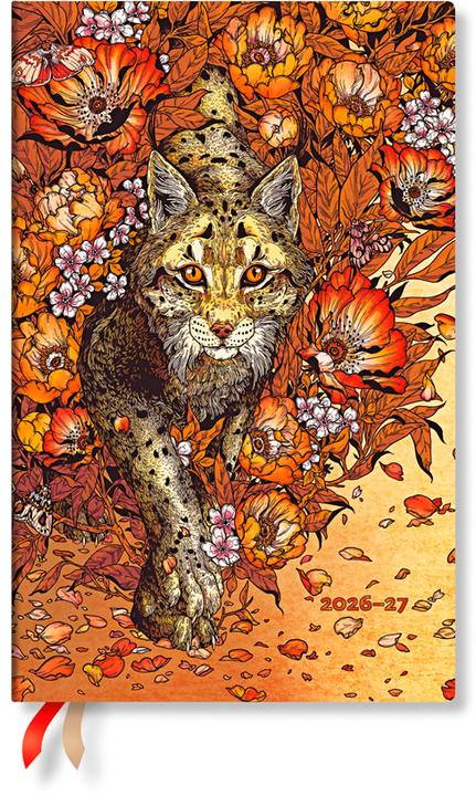 Paperblanks PAPERBLAN Agenda Luchs Maxi 26/27 DD1731-9 1W/2S 18M DE VER HC 13.5x21cm (Maxi, 1 Woche / 2 Seiten)