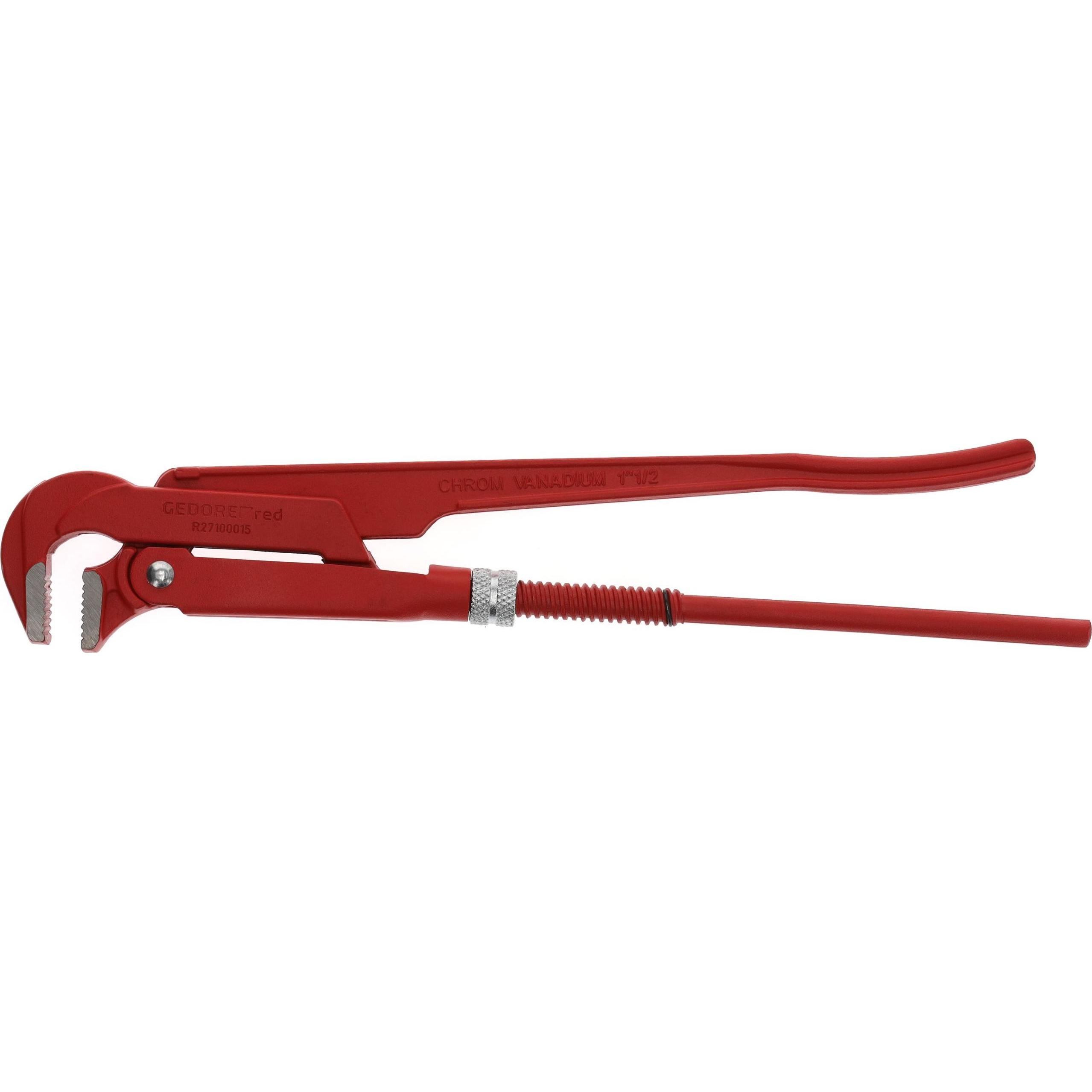 Gedore Red, Zange, red R27100015 Rohrzange 90° SV-Modell 1.1/2 Zoll 420mm (425 mm)