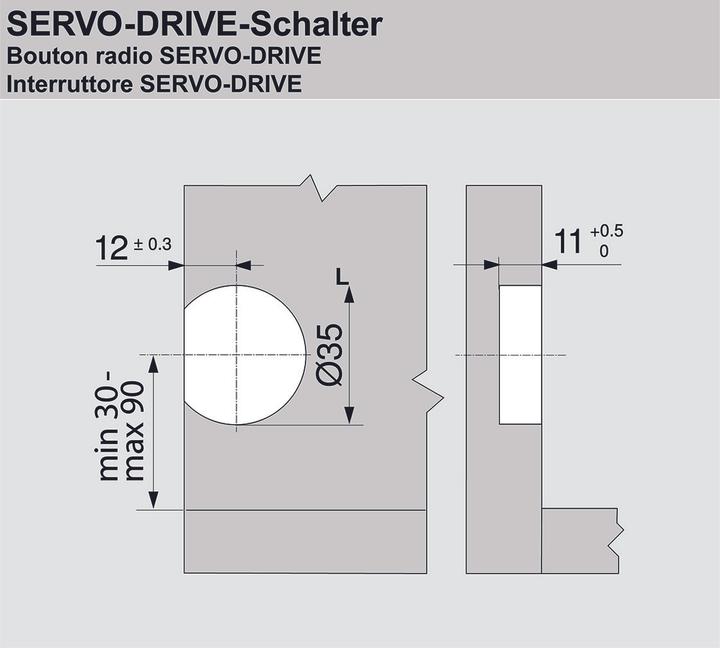 Productafbeelding Blum SERVO-DRIVE radioschakelaar (1 Pcs.)