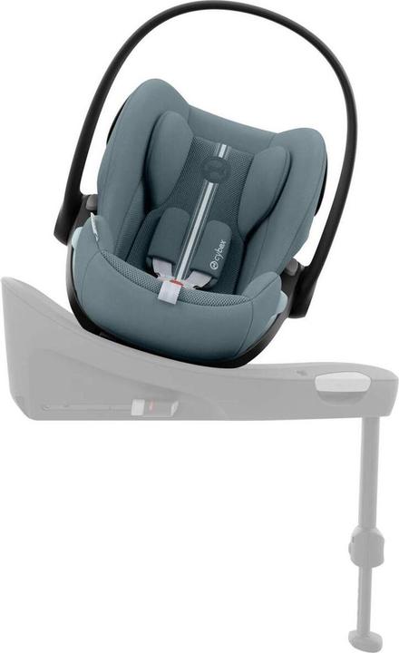 Actual product image Cybex CLOUD G I-SIZE PLUS Stormy Blue | light blue (Baby car seat, ECE R129/i-Size Standard)