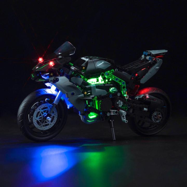 BrickBling LED Licht Set für LEGO Kawasaki Ninja H2R Motorrad (42170)