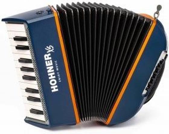 Hohner Fisarmonica per bambini con tasti pianoforte, custodia e accessori (Fisarmonica pianoforte)