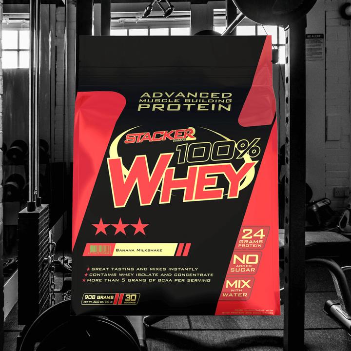 Produktbild Stackers Stacker2 100% Whey Proteinpulver, 908 g Beutel (1 x, 908 g)