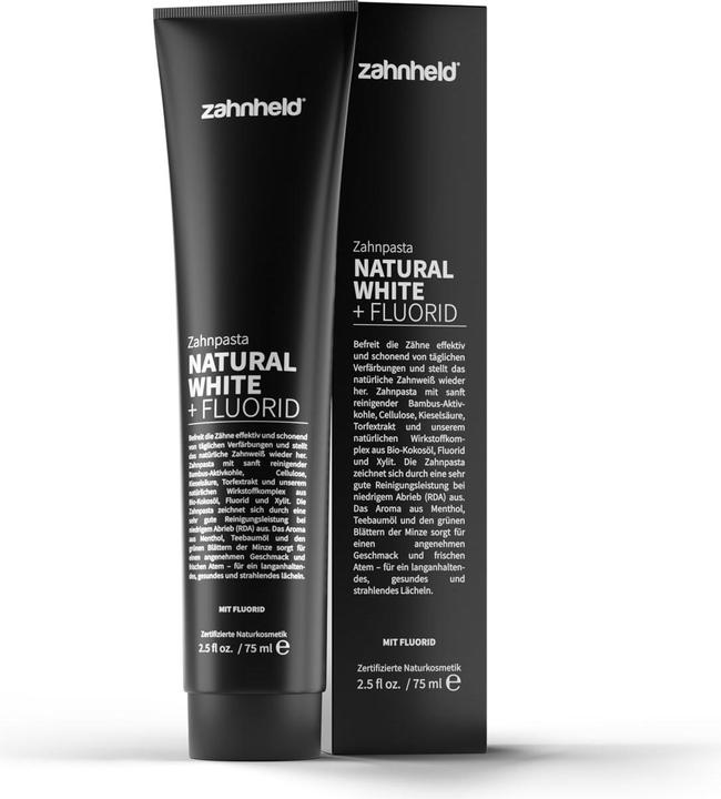 Actual product image Zahnheld Natural White Toothpaste (75 ml)