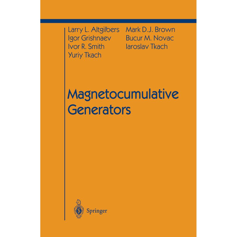 Magnetocumulative Generators, Fachbücher
