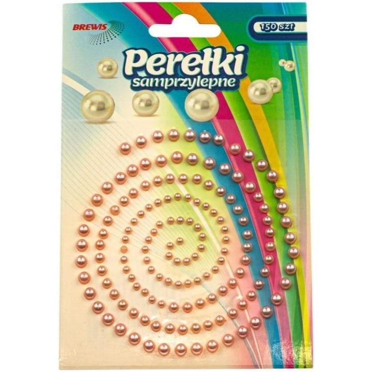 Brewis Rosa selbstklebende Perlen 150 Stk