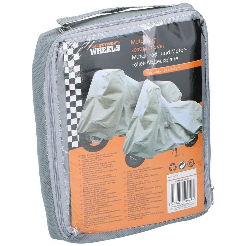 Dunlop, Fahrzeugabdeckung, Motor & scooter cover grey