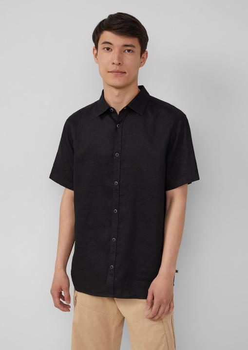 Produktbild S.Oliver Hemd Regular Fit: Leichtes Kurzarmhemd aus 100% Leinen (M)