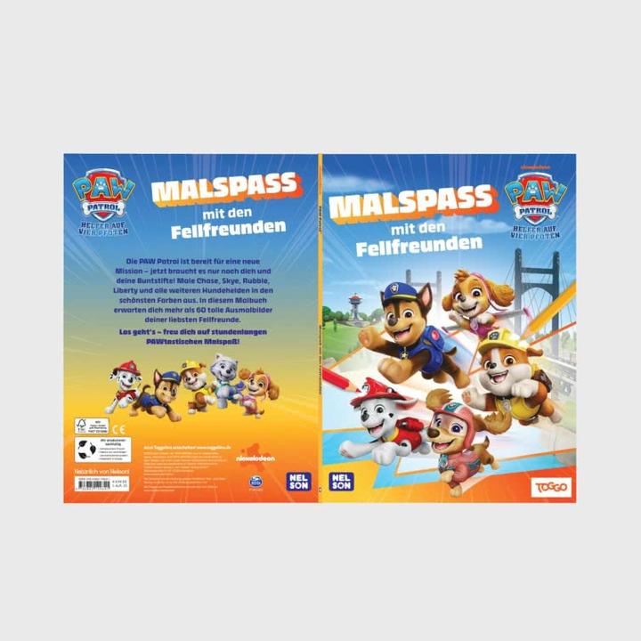 Actual product image PAW Patrol Kindergartenheft: Malspass mit den Fellfreunden
