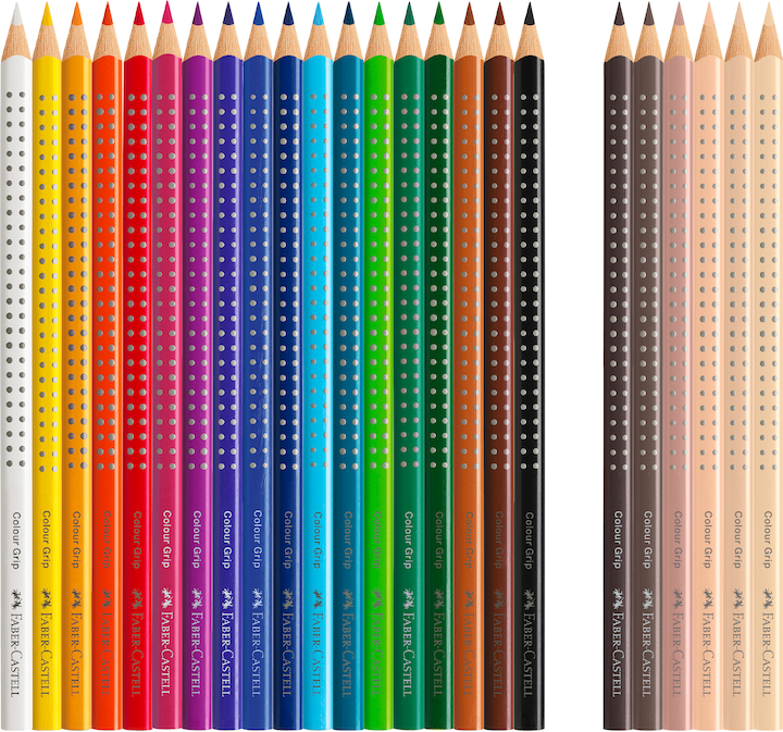 Actual product image Faber-Castell Colour Grip (Sorted, 24 x)
