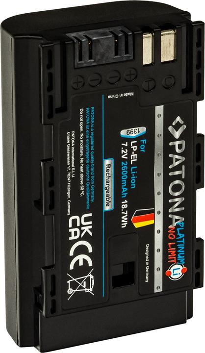 Immagine prodotto Patona Platino Canon LP-EL (Batteria della fotocamera)