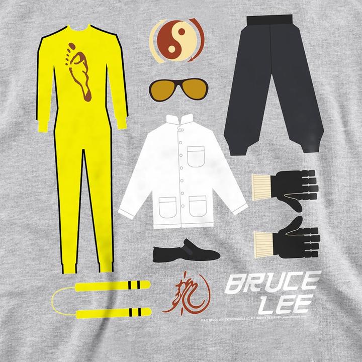 Produktbild Bruce Lee Lee Gift Set Sweatshirt meliert (S)