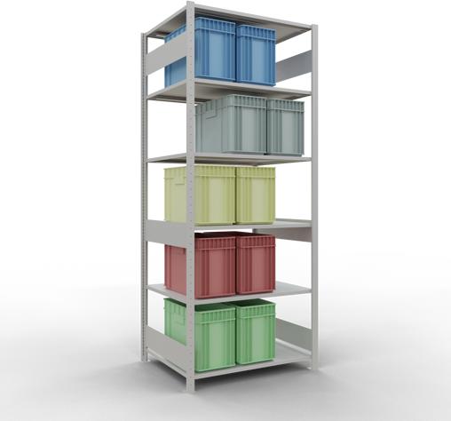 Actual product image Schulte Lagertechnik MULTIplus150 basic racking system with length ledgers