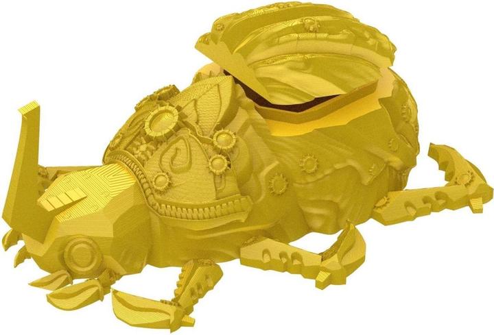 Produktbild Feldherr Fates End Dice Jail: Scarab, gelb (Kunststoff)