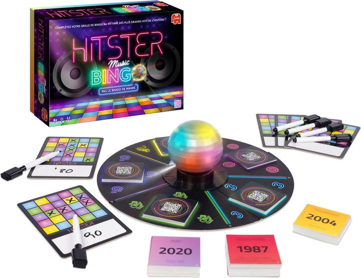 Immagine prodotto Jumbo Hitster Bingo Fr (Francese, Italiano, Tedesco, 2 - 10 Giocatori)