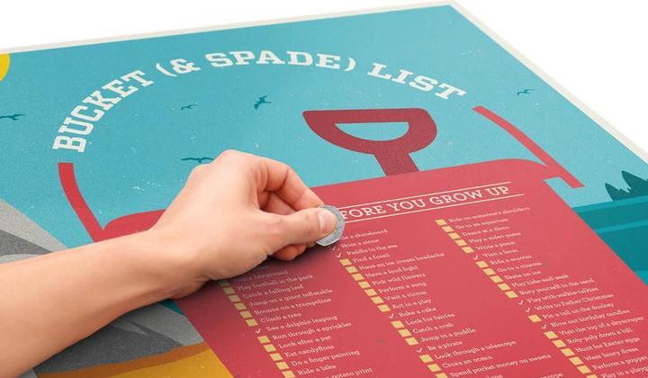 Luckies Scratch Map Bucket List (44 x 62 cm)